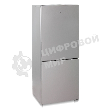 Холодильник Бирюса M6141 металлик двухкамерный 165/60л морозилка снизу