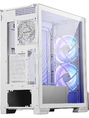 Компьютерный корпус MSI MPG VELOX 300R AIRFLOW PZ белый, Global, 2xUSB 3.2 Gen 1, 1xUSB 3.2 Gen2Type-C, 2x160мм ARGb Fan, 1