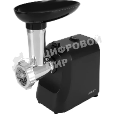 Мясорубка электрическая Vitek VT-MG3600 черный, 1800 Вт, 1.6 кг/мин, реверс, защита от перегрузки, насадки - 4