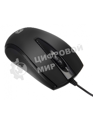 Мышь проводная Oklick 325M черный, 1000 dpi, USB, кнопки - 3