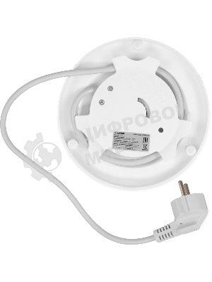 Чайник электрический Hyundai HYK-P2407 1.7л. 2200Вт белый/голубой (корпус: пластик)