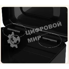 Ящик для денег Deli ET500 90x200x160 черный металл 1.2 кг