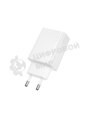 Сетевое зарядное устройство BOROFONE (6941991122880) BAS76A 1USB+1Type-C 3.0A QC3.0 PD 30W White