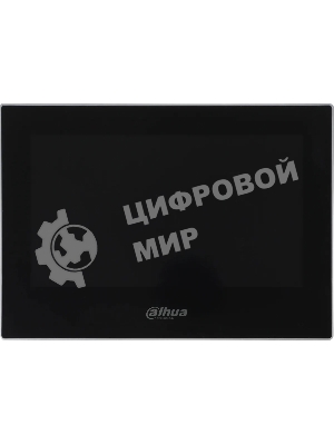 Видеодомофон IP 7 дюймовый, Dahua DHI-VTH2621G-P черный