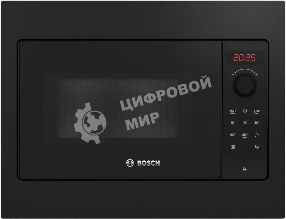 Микроволновая печь Bosch BFL523MB4 черный (встраиваемая)