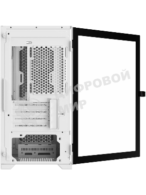 Компьютерный корпус 1STPLAYER TRILOBITE T3 белый/mATX, TG/4x 120мм LED fans inc./T3-WH-4F1-W