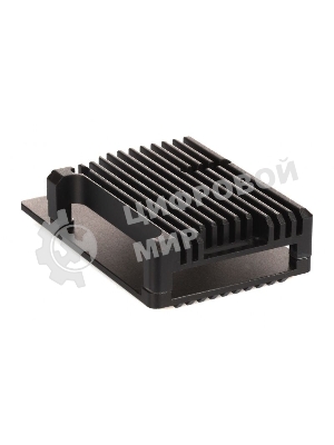 Компьютерный корпус Qumo Aluminum case without fan, Raspberry Pi 4, black(RS006)