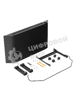 Конвектор электрический Denzel XCE-2000B черный, 2000 Вт, 25 м2, термостат