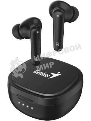 Наушники TWS Genius HS-M910BT черный, внутриканальные, Bluetooth 5.3, шумоподавление, до 4 ч