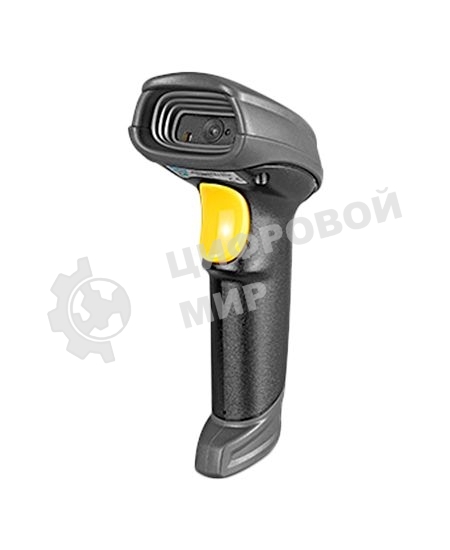 Сканер штрих-кода ручной Mindeo MD6600-HD_stand 2D имидж, проводной, подставка в комплекте, 100 скан/сек, USB, серый