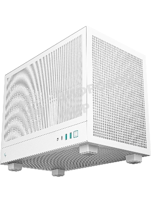 Компьютерный корпус Deepcool CH160 MESH WH без БП, белый, MINI-ITX