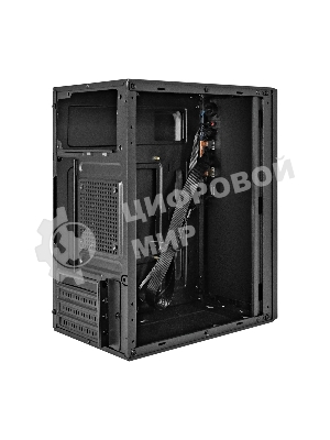 Компьютерный корпус Minitower ExeGate BAA-308-AAA350 (mATX, БП AAA350 с вент. 8см, 2хUSB, HD Audio, черный)
