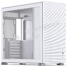 Компьютерный корпус без блока питания Case JONSBO D41 MESH, Midi-Tower, TG, no fan, 1xUSB-A 3.2 + 1xUSB-C 3.2, ATX, mATX белый