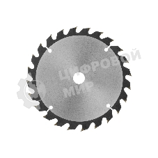 Пильный диск по дереву Denzel ф190 х 20 мм, 24 зубьев