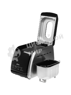 Хлебопечка Kitfort KT-305 черный/серебристый