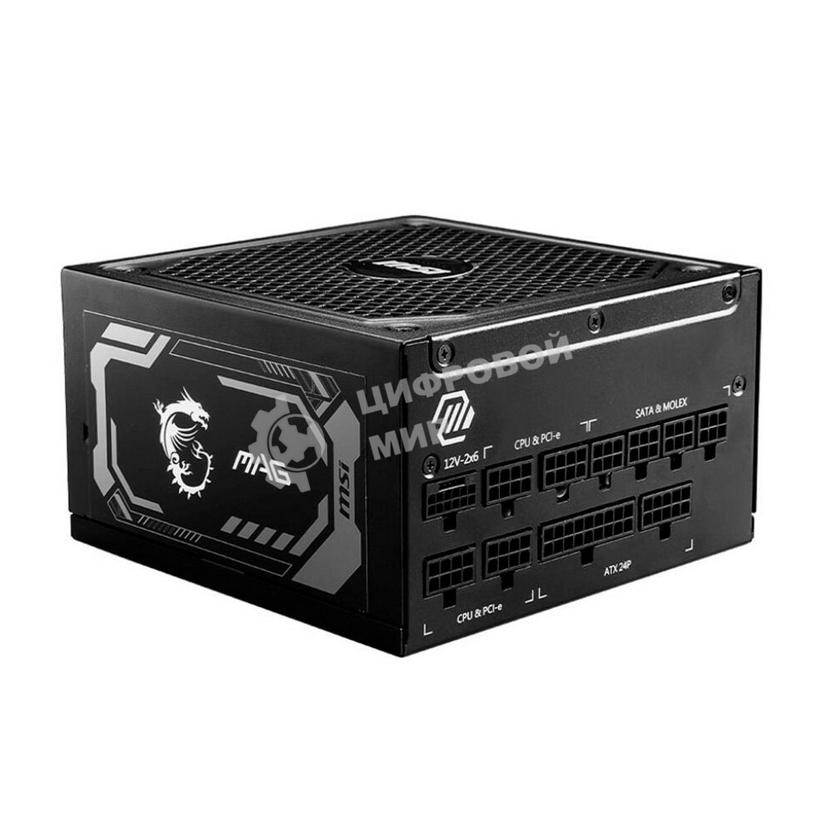 Блок питания MSI MAG A1000GL PCIE5 1000W, 80+ Gold, полностью модульный, ATX 3.0, PCIE5, RTL