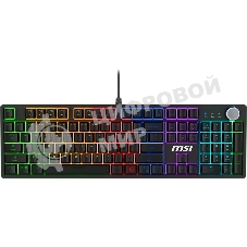 Клавиатура MSI Forge GK320 проводная, USB Type-A, чёрный
