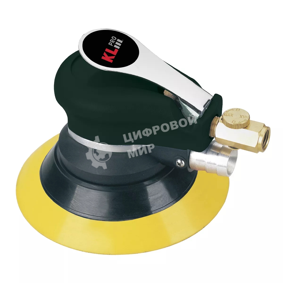 Профессиональная пневматическая орбитальная шлифмашина Klpro KLHA603V6 (150мм, 9000 об/мин, штуцер 1/4)