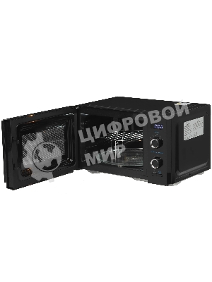 Микроволновая печь Midea AG825P2ET-B черный, 25 л, 800 Вт, переключатели - кнопки, поворотный механизм