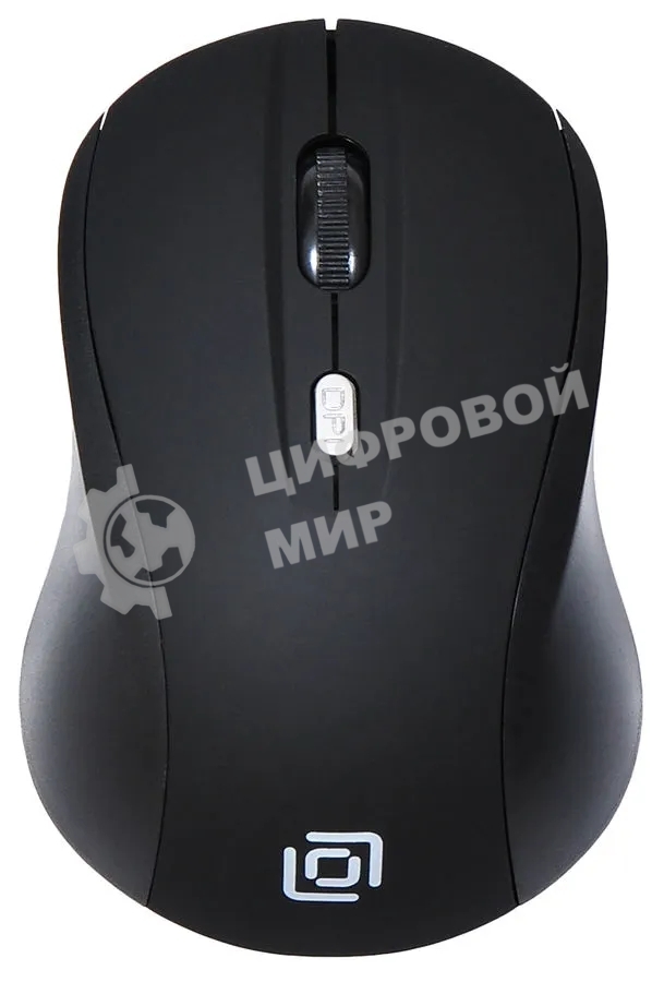 Мышь беспроводная Oklick 415MW черный, 1600 dpi, радиоканал, USB, кнопки - 4