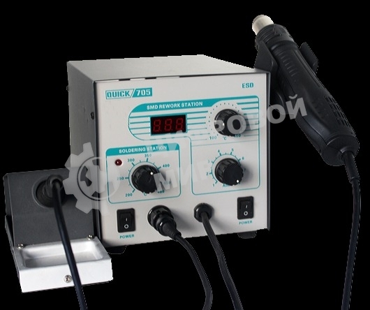Паяльная станция Quick 705 ESD 2 в 1