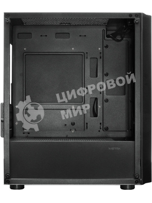 Компьютерный корпус XASTRA A402M 4FRGb Black mATX/Mesh/full-size TG/4x120мм FRGb fans/A402M-4FC12F-BK