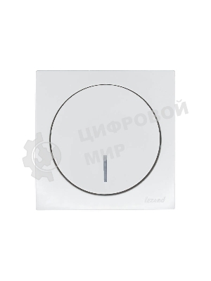 Выключатель 1-кл. СП OSEN 10А IP20 с подсветкой механизм бел. LEZARD 743-0288-111
