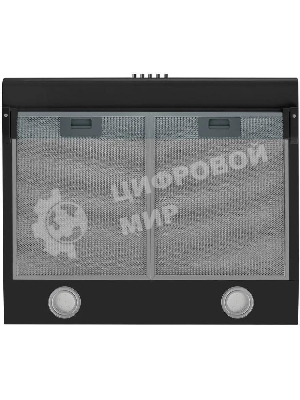 Вытяжка козырьковая Maunfeld MP-1 60 черный, 60 см, 520 куб. м/ч, 49 дБ