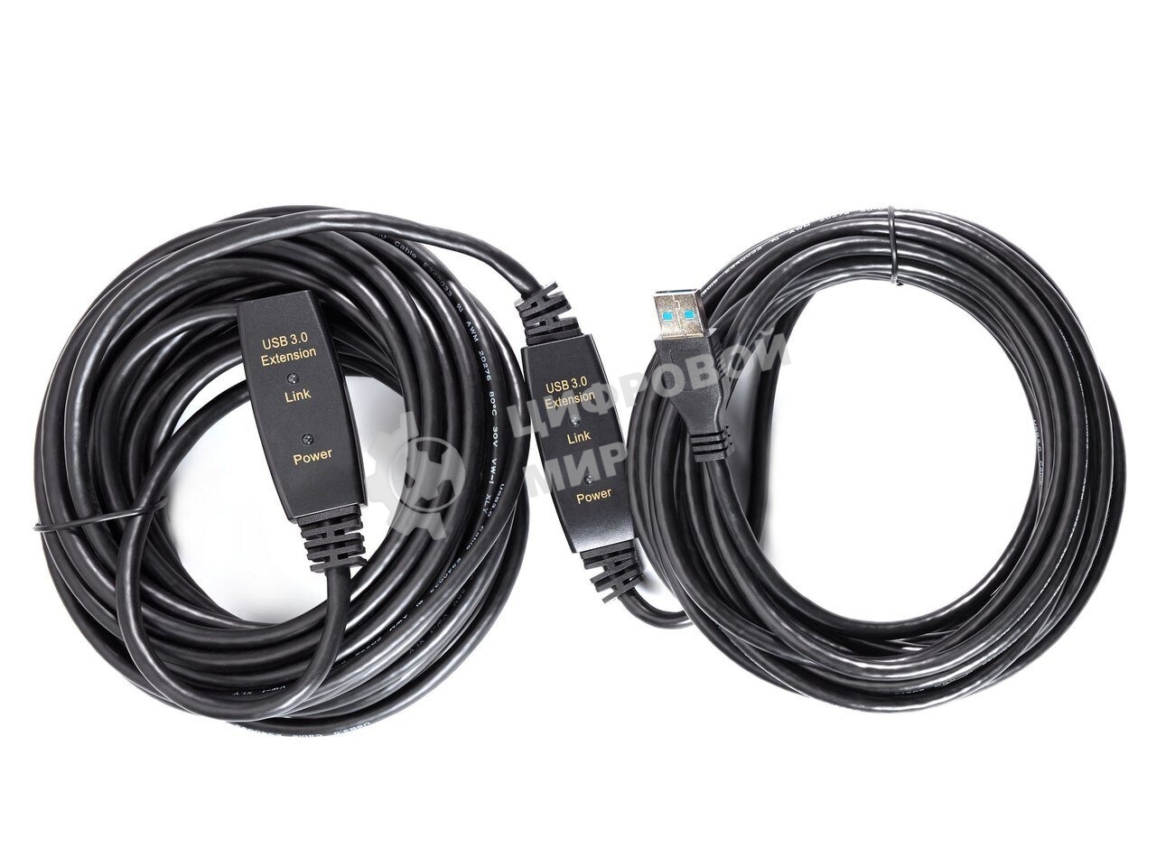 Кабель-адаптер USB3.0-repeater, удлинительный активный Am-->Af 15м QUST/qust