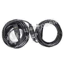 Кабель-адаптер USB3.0-repeater, удлинительный активный Am-->Af 15м QUST/qust