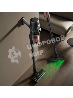 Пылесос ручной Deerma DEM-T30W Station серый/черный, питание от аккумулятора, 240 Вт, уборка сухая, пылесборник 0.56 л, работа от АКБ max 45 мин