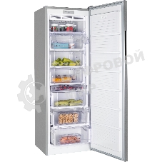 Морозилка Nordfrost DF 268 SAP, серебристый, 256л, 6 ящика