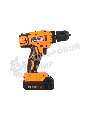 Дрель-шуруповерт Вихрь ДА-18Л-2, 18 В, 2 Ач, 45 Нм, щеточный