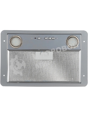 Вытяжка встраиваемая Elikor Flat 42П-430-К3Д серебристый, 42 см, 430 куб. м/ч, 60 дБ