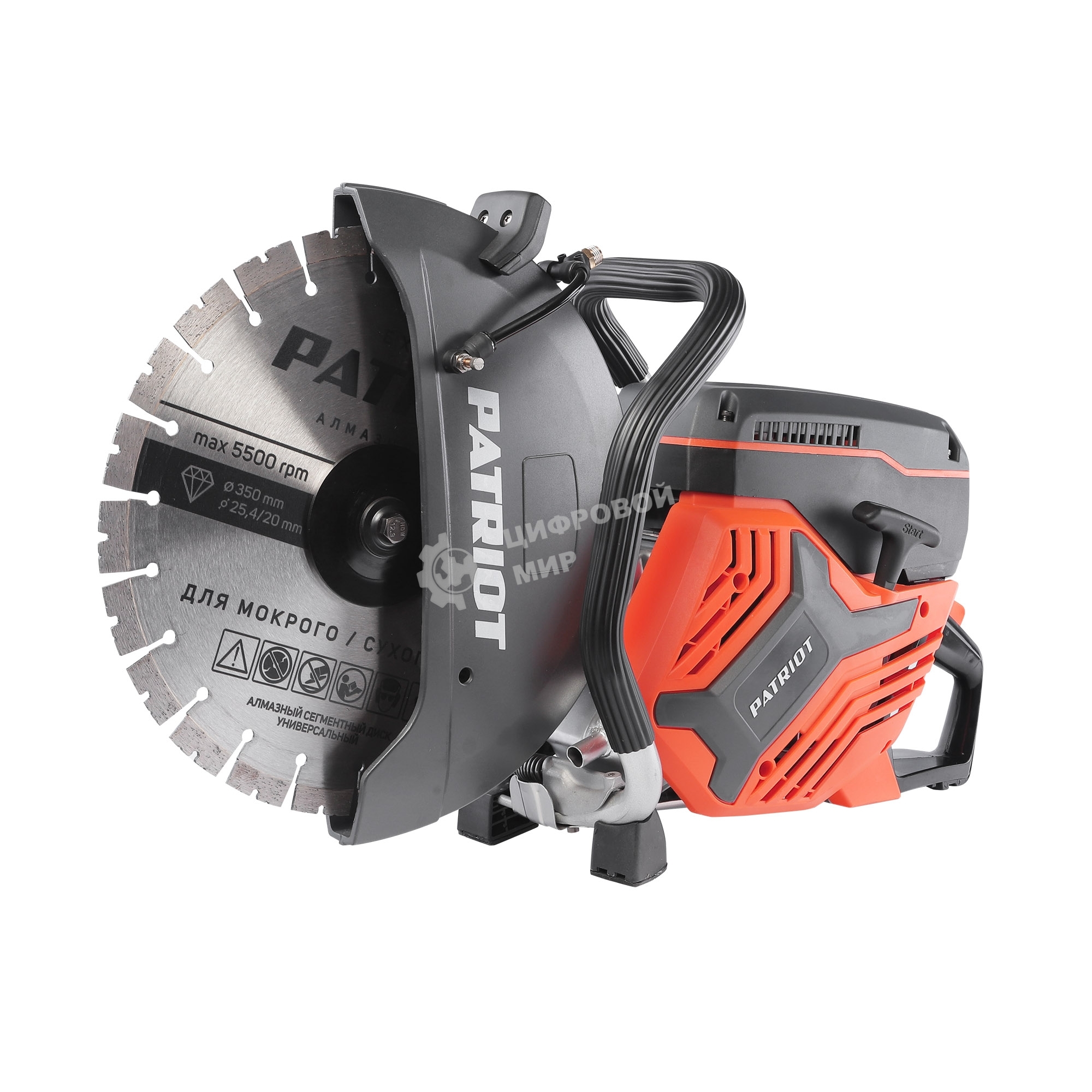 Бензорез Patriot Expert DSG 735M, 75сс, 4.8 л.с, 350мм