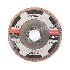 Круг лепестковый торцевой Patriot EXPERT 115 мм*22,23 мм*P60 цирконий