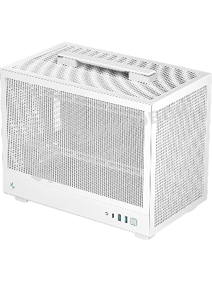 Компьютерный корпус Deepcool CH160 MESH WH без БП, белый, MINI-ITX