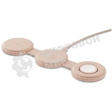 Переносное зарядное устройство Satechi Qi2 OntheGo 3-in-1 Wireless Charger, нежно-розовый