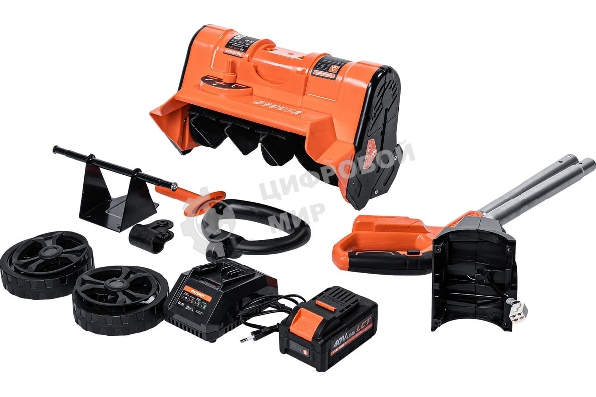 Снегоуборщик аккумуляторный ручной PATRIOT PE 4141 LCT 40V 1АКБ 4Ah + З\У в комплекте