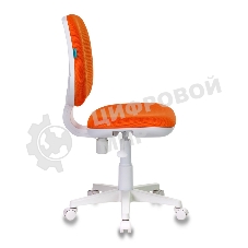 Кресло детское Бюрократ CH-W213/TW-96-1 оранжевый TW-96-1 (пластик белый)