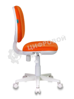 Кресло детское Бюрократ CH-W213/TW-96-1 оранжевый TW-96-1 (пластик белый)