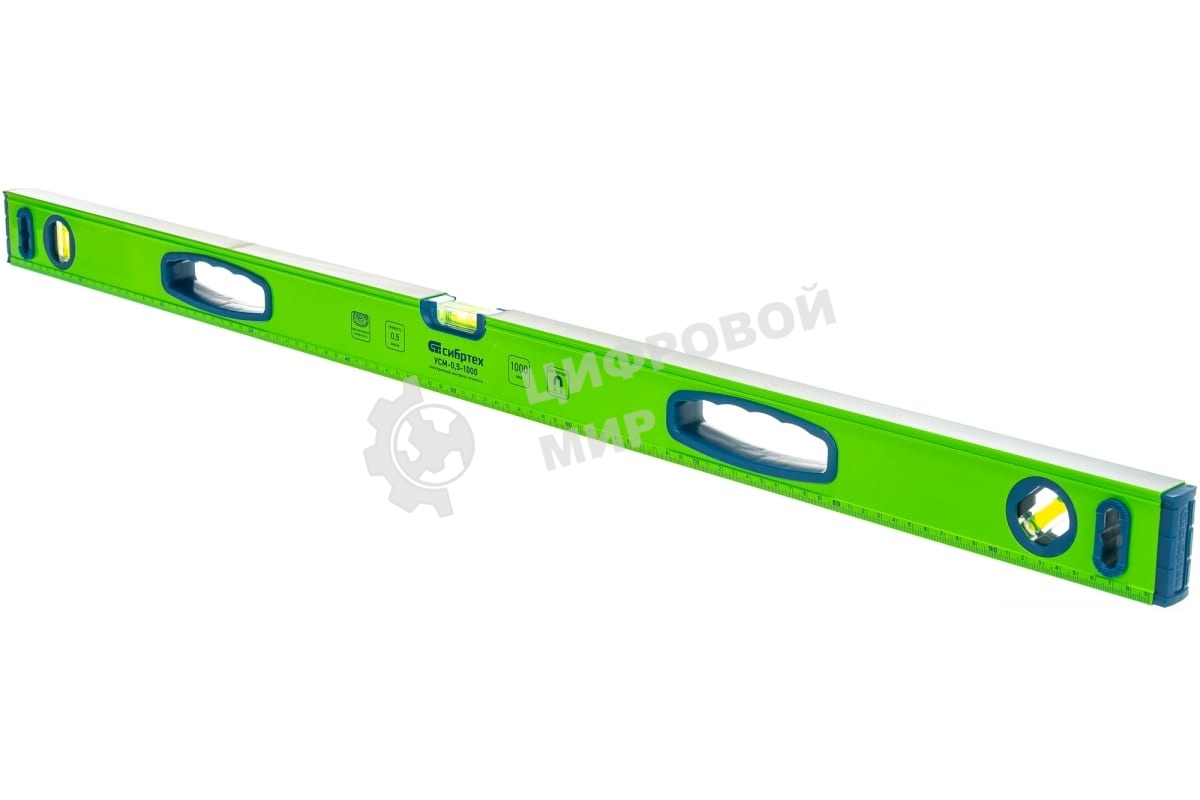Уровень алюминиевый Сибртех УСМ-0,5-1000, фрезерованный