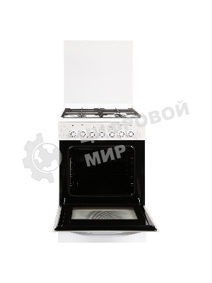 Плита комбинированная Gefest ПГЭ 5302-03 0052 белый, конфорок 4 шт, духовка 55 л, 50 см x 85 см x 58.5 см