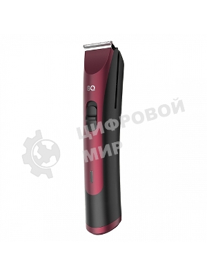Триммер BQ TR1005 Burgundy. Мощность 3 Вт/Время зарядки до 10 часов/Время беспроводной работы 60 минут/Электропитание 110-240 В, 50-60 Гц/Самозатачивающиеся лезвия/Индикатор заряда батареи/Гребень 5, 3, 7, 9, 11 мм