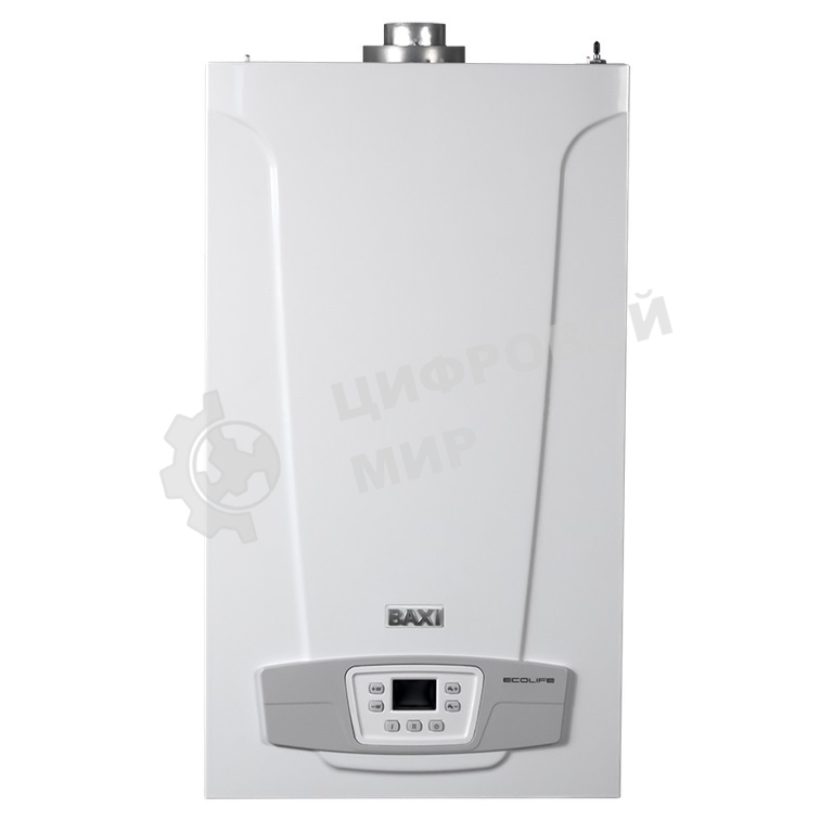 Котел газовый BAXI ECO LIFE 1.24F настен, 24 кВт, одноконтурный, с закрыт. кам. сгор.