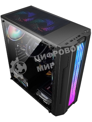 Компьютерный корпус ALSEYE Auro 3.0-B Mini-ITX/Micro ATX/ATX, USB 2.0*2+HD Audio+USB 3.0*1, 