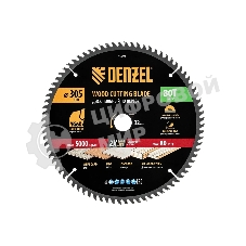 Пильный диск по дереву Denzel ф305 х 32 мм, 80 зубьев