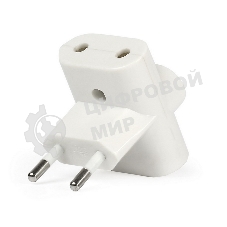 Разветвитель Smartbuy, 3 гнезда под плоскую вилку белый 6А 250B (SBE-06-A04-3)