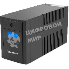 Источник бесперебойного питания Ippon Back Basic 1200 LCD Euro 720Вт 1200ВА черный