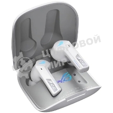 Гарнитура ASUS ROG Cetra True Wireless SpeedNova белый, беспроводная, радиоканал, до 26 ч, совместимость с PS5